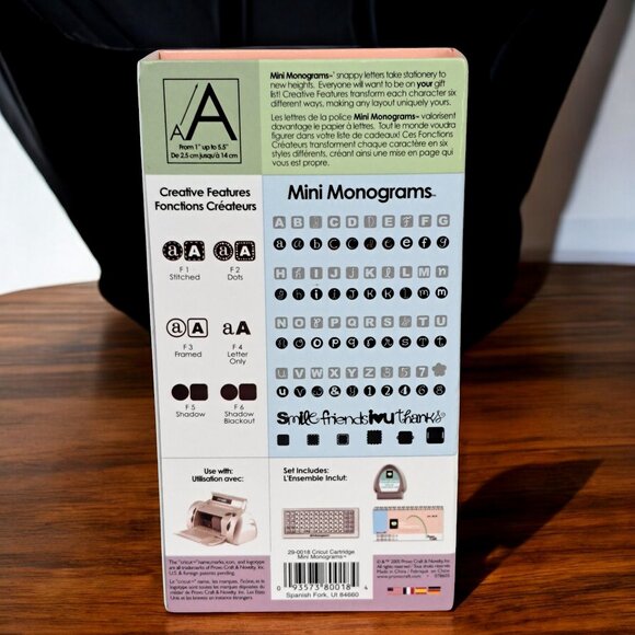 Cricut Mini Monograms Cricut Die Cut - Picture 12 of 15